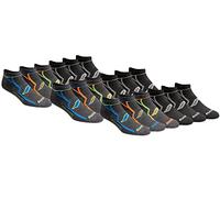 Saucony Rundry Bolt Performance No-Show Socks, Available in M-XXL (6, 12, Chaussettes de Course, Gris (18 Paires), L (lot Homme