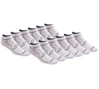 Saucony Chaussettes Invisibles Bolt Performance Comfort Fit Course, Blanc (12 Paires), L (lot Homme