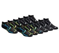 Saucony Rundry Bolt Performance No-Show Socks, Available in M-XXL (6, 18 Chaussettes de Course, Noir (12 Paires), L (lot Homme