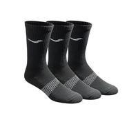 Saucony RunDry Lot de 3, 6, 12 chaussettes mi-mollet confortables et respirantes en maille pour hommes, tailles L-XL, Large