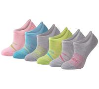 Saucony Rundry Performance Selective Cushion Socks, Available in S-l (6, 12 Chaussettes, Baskets Roses Assorties (6 Paires), Medium (Lot de 6) Femme
