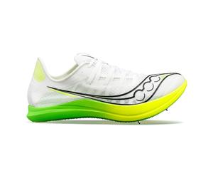 Saucony Terminal VT Spikes Femmes-Blanc,Vert Fluo, Taille 38,5