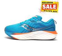 Saucony Triumph 22 Hommes Chaussure de Sport Premium Fitness Gym Baskets Bleues
