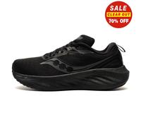 Saucony Triumph 22 Hommes Chaussure de Sport Premium Fitness Gym Baskets Noires