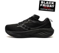 Saucony Triumph 22 Hommes Chaussure de Sport Premium Fitness Gym Baskets Noires