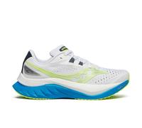 Saucony Women's Endorphin Speed 4 Sneaker, White/VIZIBLUE, 6