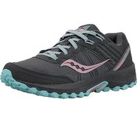 Saucony Women's Excursion TR14 Running Shoe, Grey/Pink/Aqua, 8 W US