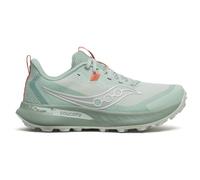Saucony - Chaussures de trail - Peregrine 15 Mist/Aloe pour Femme - Taille 37 - Gris Gris 37