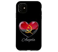 Saudade de Angola Heritage Heart Identity Emblème Coque pour iPhone 11