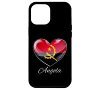 Saudade de Angola Heritage Heart Identity Emblème Coque pour iPhone 12 Pro Max
