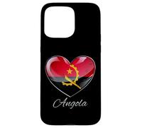 Saudade de Angola Heritage Heart Identity Emblème Coque pour iPhone 15 Pro Max