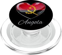 Saudade de Angola Heritage Heart Identity Emblème PopSockets PopGrip pour MagSafe