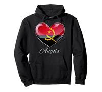 Saudade de Angola Heritage Heart Identity Emblème Sweat à Capuche