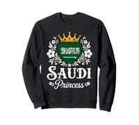 Saudi Princess Saudi Arabia Flag Proud Saudi Girl Sweatshirt