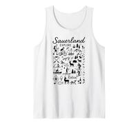 Sauerland Idée Cadeau Accessoire Voyage Randonnée dans Le Sauerland Débardeur