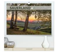 Sauerland - Land der tausend Berge (hochwertiger Premium Wandkalender 2026 DIN A2 quer), Kunstdruck in Hochglanz: Das Sauerland steht für Natur pur ... Aussichten über seine tausend Berge.