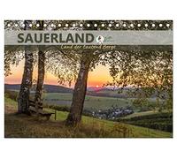 Sauerland - Land der tausend Berge (Tischkalender 2026 DIN A5 quer), CALVENDO Monatskalender: Das Sauerland steht für Natur pur und bietet zu jeder ... Aussichten über seine tausend Berge.