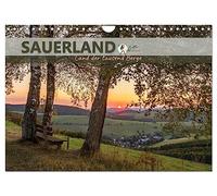 Sauerland - Land der tausend Berge (Wandkalender 2026 DIN A4 quer), CALVENDO Monatskalender: Das Sauerland steht für Natur pur und bietet zu jeder ... Aussichten über seine tausend Berge.