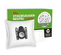 SAUG-FREUnDE I 20 Sacs d'aspirateur pour BOSCH GL 45 série: bgl45zoo1, bgl45500, bgl45302, BSGL51338, BSGL51332, BOSCH GL 70 série: bgb7331s, compatible avec BOSCH type G All, SWIRL S 73, S73