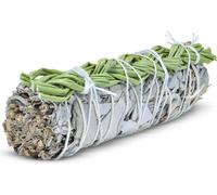 Sauge blanche avec tresse de foin d'odeur - Encens 20-30 g (rouleau)