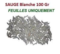 Sauge Blanche sèche de californie 100 gr - FEUILLES UNIQUEMENT - Pour Fumigation et Purification