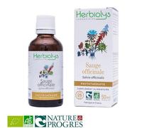 Sauge Officinale Bio - Digestion Et Transpiration Teinture-Mère Salvia Officinalis 50 Ml - Herbiolys