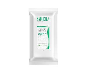 Saugella Antiseptique Naturel Lingettes Intimes Nettoyantes - Pack 15 lingettes