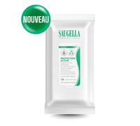 Saugella - Antiseptique Naturel Lingettes Intimes Nettoyantes Rafraîchissantes - Pack de 15 Lingette(S) pc(s)