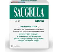 Saugella Attiva lingettes 10 Unités