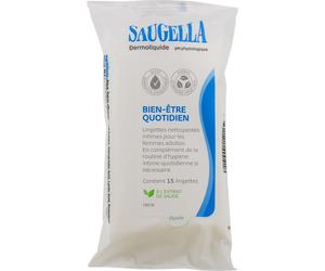 Saugella Bien-Être Quotidien Lingettes Nettoyantes 15 Unités