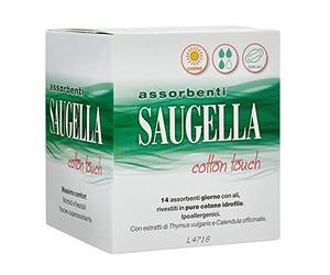 SAUGELLA COTTON TOUCH ASSORBENTI GIORNO 14 PEZZI