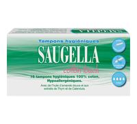 Saugella Cotton Touch Tampons Hygiéniques Super 16 Pièces