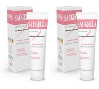 Saugella - Crème Douceur - Crème hydratante Intime - Apaise les démangeaisons et les sensations de brûlures - Maintient une flore intime hydratée et équilibrée - 30 ml (Lot de 2)