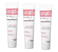 Saugella Crème Douceur hydratante Intime apaise les démangeaisons - Lot 3x30ml