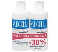 Saugella Dermoliquide Soin lavant hygiène intime femmes Sauge - 2x500ml
