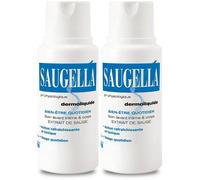Saugella - Dermoliquide Soin lavant pour l’hygiène intime quotidienne des femmes adultes à base d’extrait de Sauge Assure le bien-être quotidien Flacon 250 ml Émulsion 2x250
