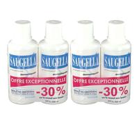 Saugella - Dermoliquide Soin lavant pour l’hygiène intime quotidienne des femmes adultes à base d’extrait de Sauge Assure le bien-être quotidien Flacons Lot 2x500 ml Émulsion 2x1000
