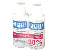 Saugella - Dermoliquide Soin lavant pour l’hygiène intime quotidienne des femmes adultes à base d’extrait de Sauge Assure le bien-être quotidien Flacons Lot 2x500 ml Émulsion 1000