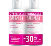 Saugella Poligyn Apaisant Emollient Soin lavant intime ménopause - 2x500ml
