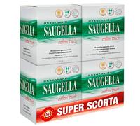 Saugella Saugella Cotton Touch Lot de 56 serviettes hygiéniques pour extérieur, jour à action anti-odeurs avec ailes en coton hypoallergénique, 80 g