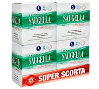 Saugella Saugella Cotton Touch Serviettes Extérieures Nuit Action Anti-odeurs Avec Ailes En Coton Hypoallergéniques 48 Pièces
