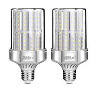 SAUGLAE Ampoules LED 32W, Équivalent 260W Ampoule Incandescente, 3600Lm, 6000K Blanc Froid, Ampoules à E27 Vis Edison, 2 Pièces