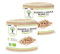 Saule bio - Bioptimal - Complément alimentaire - Écorce de saule blanc - Aspirine Naturelle - Acide Salicylique - Anti douleur & inflammatoire - Fabriqué en France - Certifié Ecocert - 2 x 60 gélules