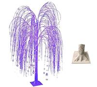 Saule pleureur lumineux à LED - Beau Det artificiel pour jardin et terrasse, idéal pour une utilisation en intérieur et en extérieur, parfait pour l'éclairage de vacances et d'événements