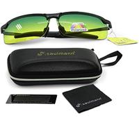 Saulmann® SM6787 Lunettes polarisées jour/nuit à contraste renforcé, protection UV, lunettes de soleil anti-éblouissement pour la conduite, la pêche, le golf et d'autres activités sportives de plein