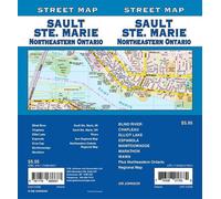 Sault Ste. Marie / Nord-Est de l'Ontario - Carte routière de l'Ontario | GM Johnson