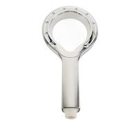 Saumeure de douche haute pression grande sortie d'eau creux de la piste de douche à main pour la salle de bain matériau d'abs élégant 245 x 120 mm (Blanc)