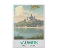 Saumur Maine-et-Loire，Puzzle 1000 Pièces pour Adultes Se Détendre Assembler Jeu Jouets en Papier Cadeau pour Aîné（50x70cm）-GM78