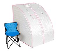 Sauna à Maison,Drumm Sauna Portable à Vapeur Pliable,1000W Générateur de Vapeur Sauna Domestique pour Sauna Domestique, Minceur