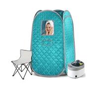 Sauna à vapeur portable, sauna personnel pleine grandeur avec générateur de 4l, tente d'intérieur